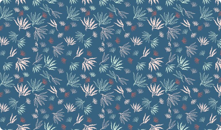 Surface Pattern design by Deborah Rhodes - Floating Coral