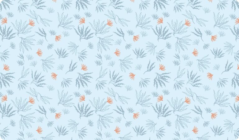 Surface Pattern design by Deborah Rhodes - Floating Coral 2