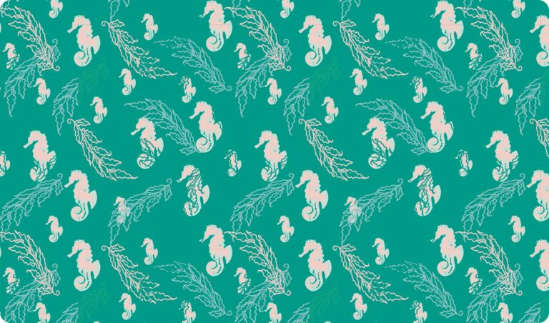 Seahorse and Seaweed