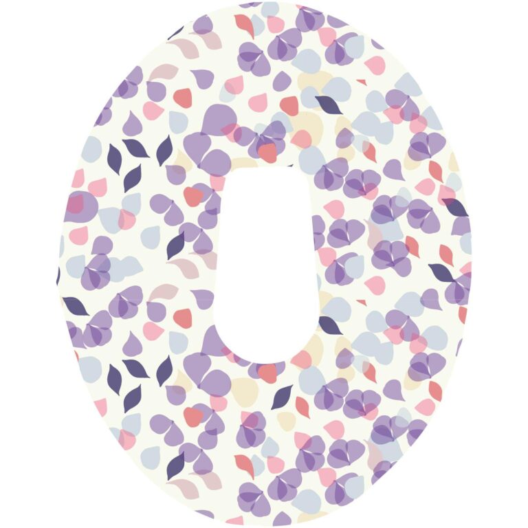 Dexcom G6 patch in Confetti